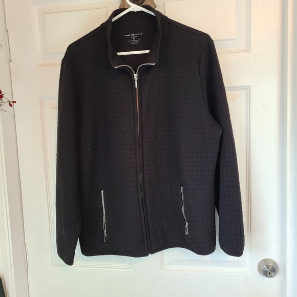 (1272) Karen Scott Sport Warm Up Jacket, Size XL, Color: Black - Picture 2 of 9